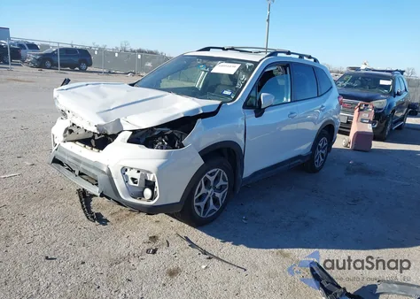 2021 Subaru Forester Premium from USA, damaged, VIN JF2SKAJC9MH543826